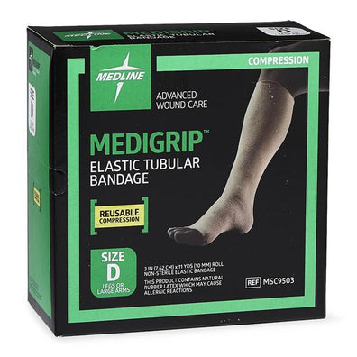 Bandage Medigrip 3"x11d Tubular Elastic Size D 1Rl/Bx - Surgical Supplies NY